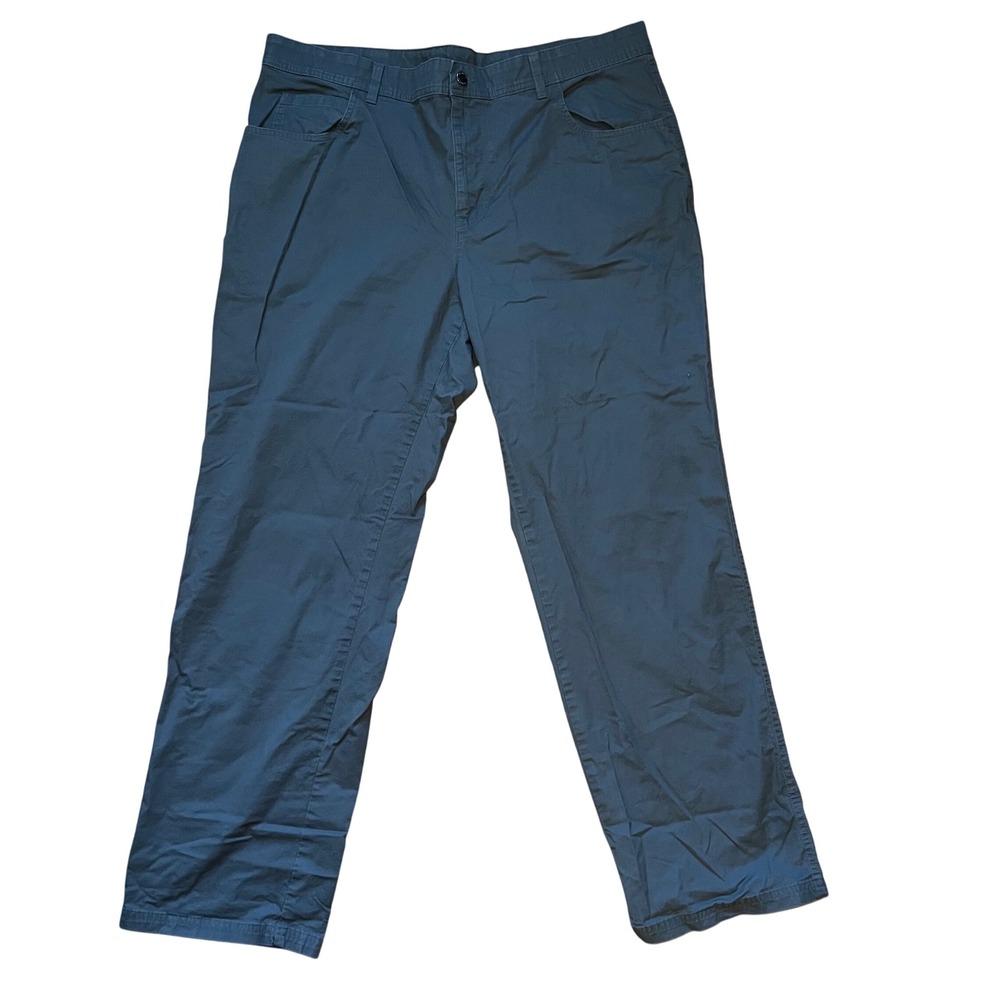 Columbia Regular Fit Men's Casual Pants Size 40x32 Gray Cotton Blend